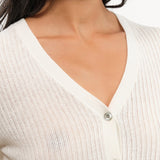 DEMYLEE Apparel Womens Sweaters Cadence Cotton Linen Cardigan