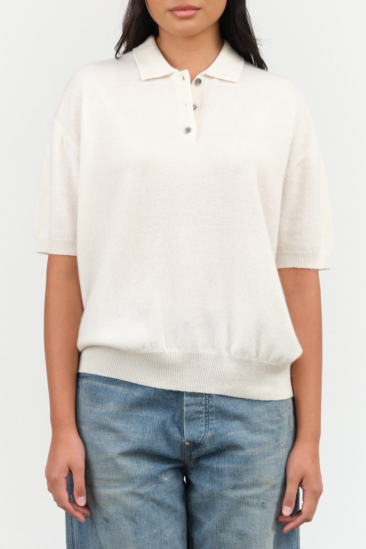 DEMYLEE Apparel Womens Sweaters Darrin Top in Ivory