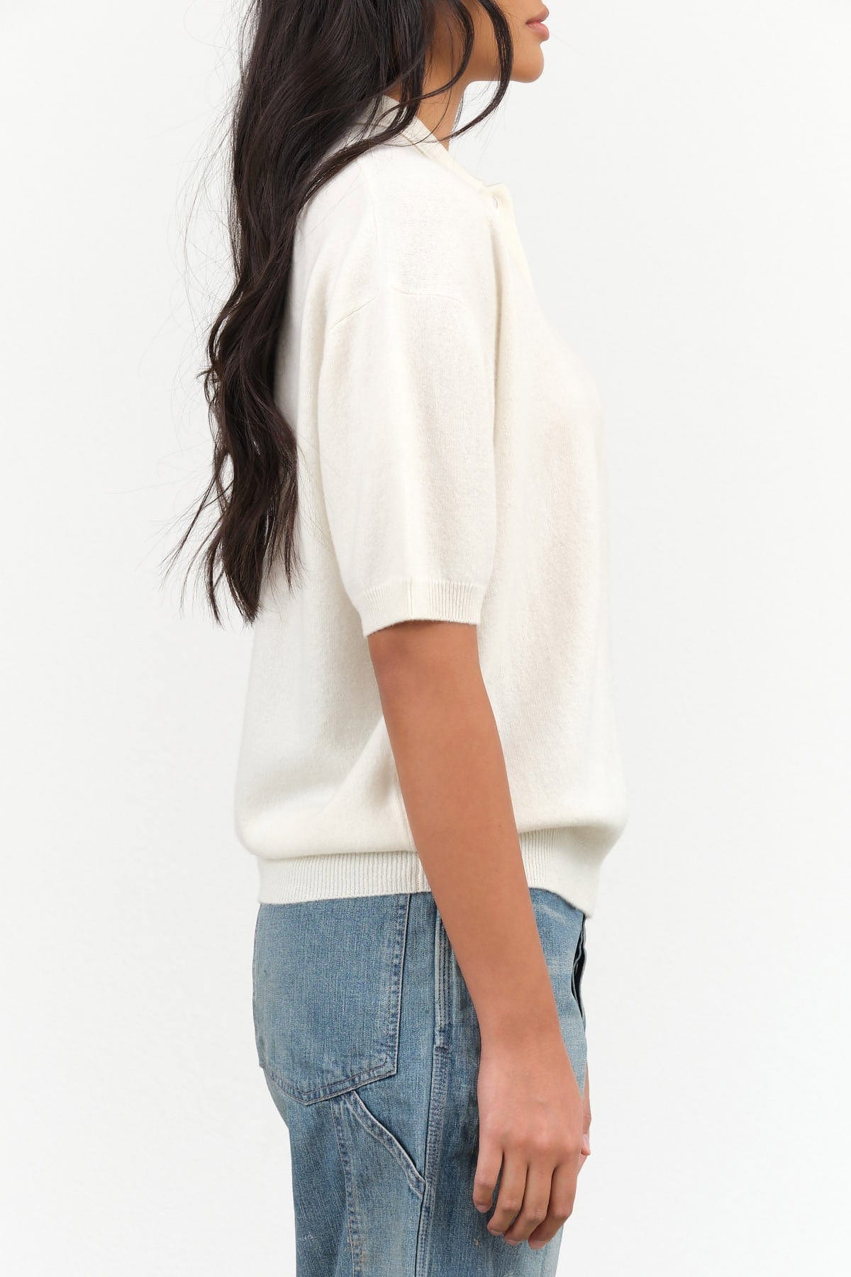 DEMYLEE Apparel Womens Sweaters Darrin Top in Ivory