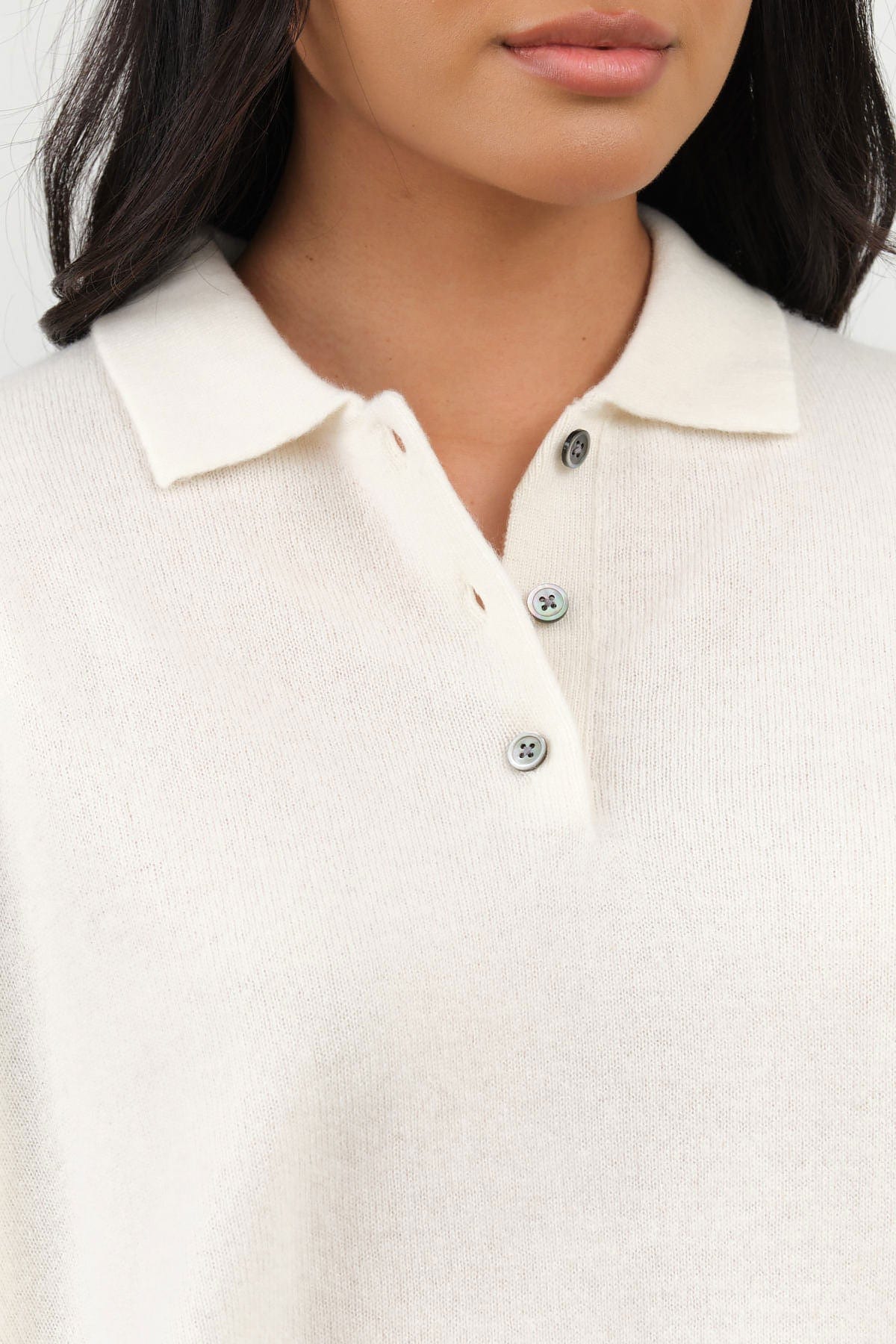 DEMYLEE Apparel Womens Sweaters Darrin Top in Ivory