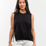 DEMYLEE Apparel Womens Sweaters Elisa Fine Pima Cotton Vest