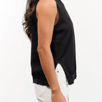 DEMYLEE Apparel Womens Sweaters Elisa Fine Pima Cotton Vest