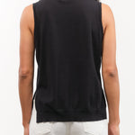 DEMYLEE Apparel Womens Sweaters Elisa Fine Pima Cotton Vest