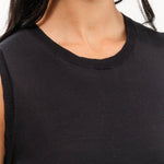 DEMYLEE Apparel Womens Sweaters Elisa Fine Pima Cotton Vest