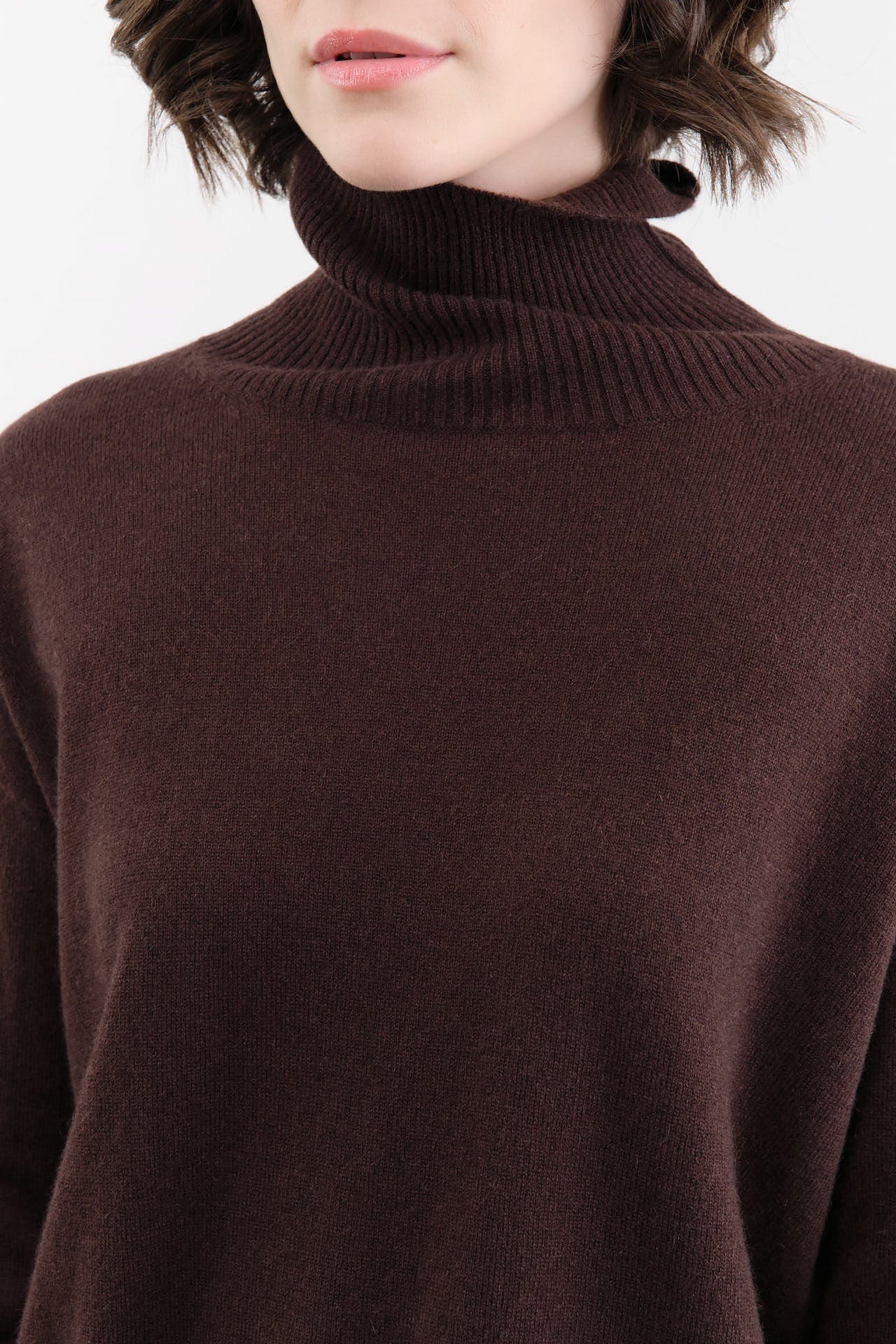 DEMYLEE Apparel Womens Sweaters Gianna Cashmere Turtleneck Sweater