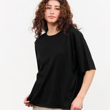 DEMYLEE Apparel Womens Sweaters Hazel Superfine Cashmere Top Black / XSmall