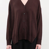 DEMYLEE Apparel Womens Sweaters Jayla Cashmere Cardigan in Espresso