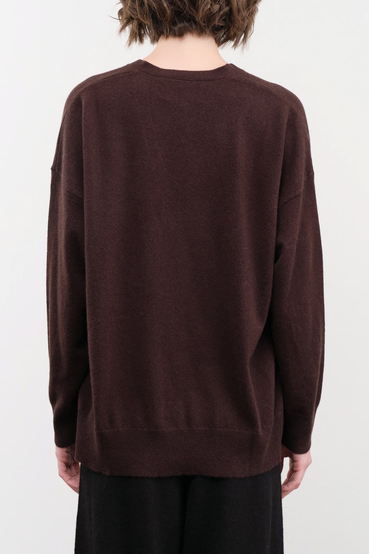 DEMYLEE Apparel Womens Sweaters Jayla Cashmere Cardigan in Espresso