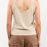 DEMYLEE Apparel Womens Sweaters Jessie Cotton Linen Top