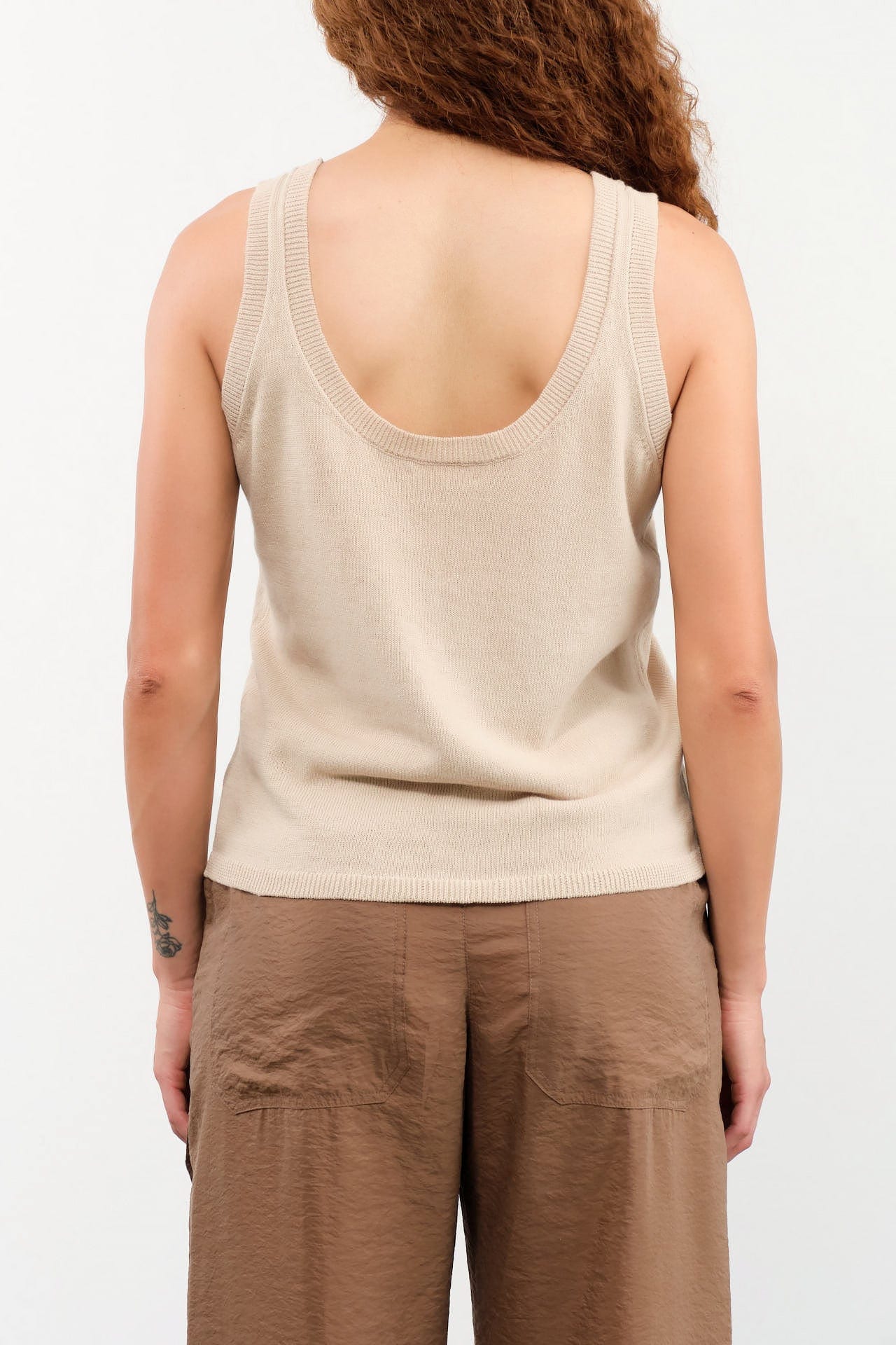 DEMYLEE Apparel Womens Sweaters Jessie Cotton Linen Top
