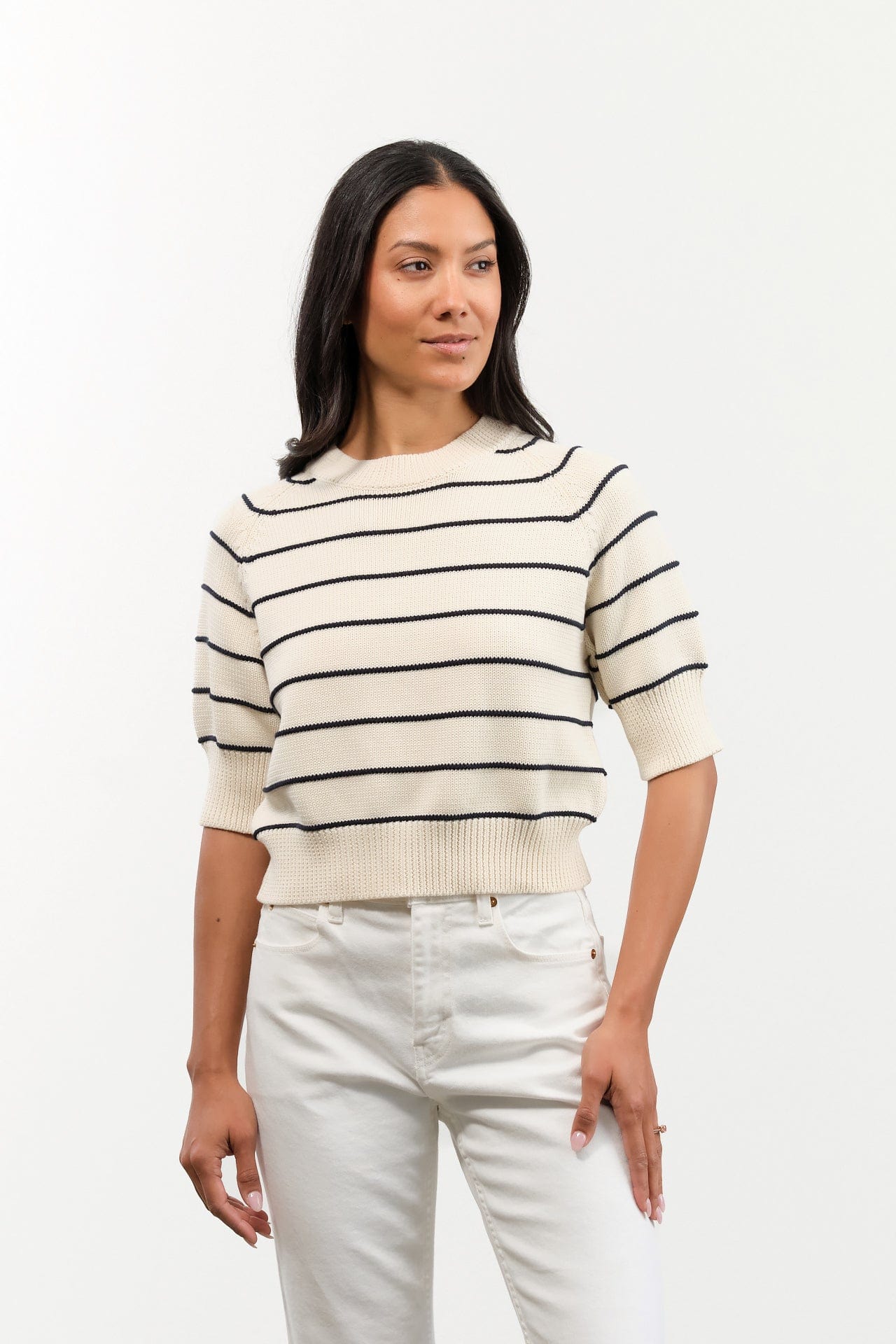 DEMYLEE Apparel Womens Sweaters Milliana Cotton Top