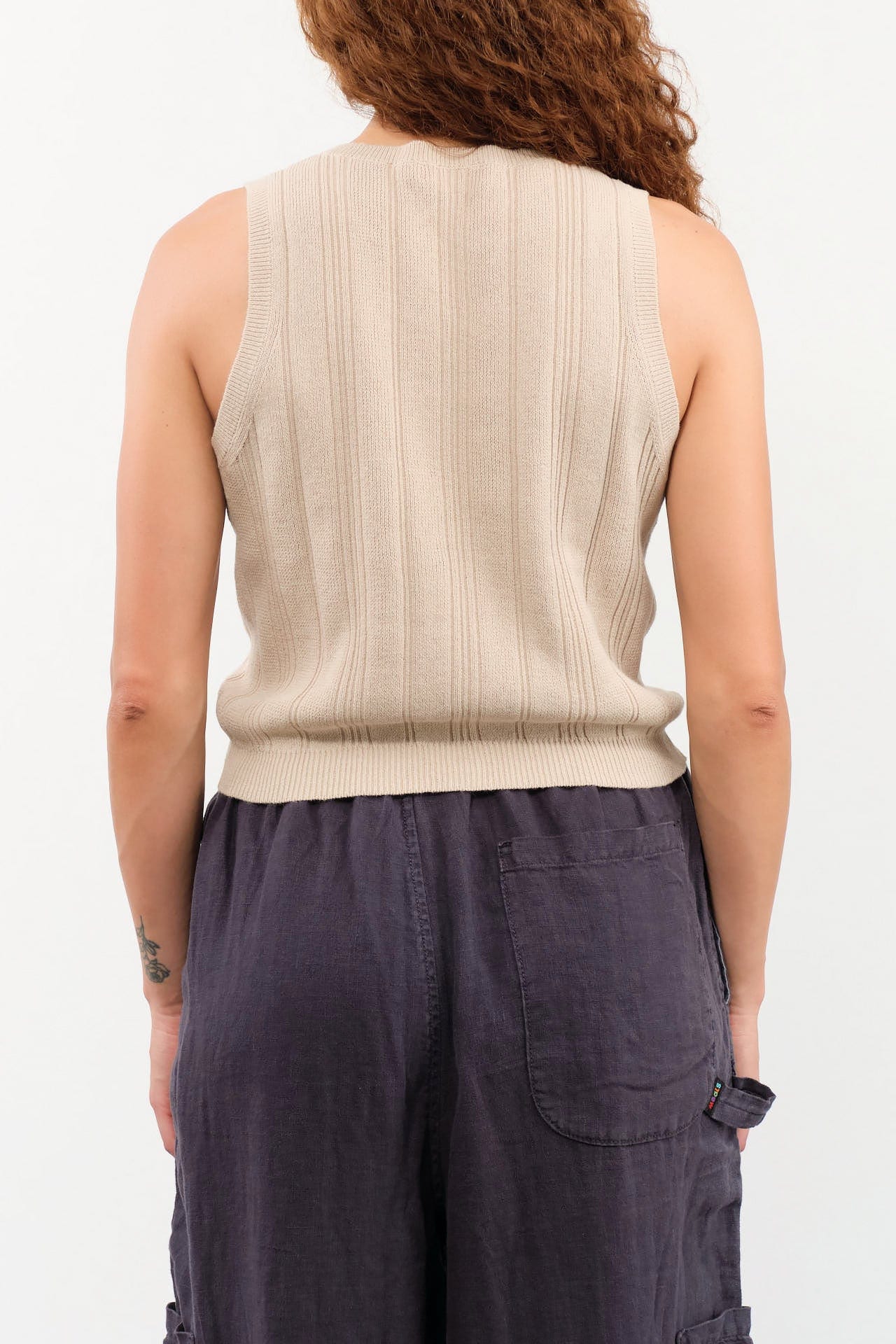 DEMYLEE Apparel Womens Sweaters Nyla Cotton Linen Top