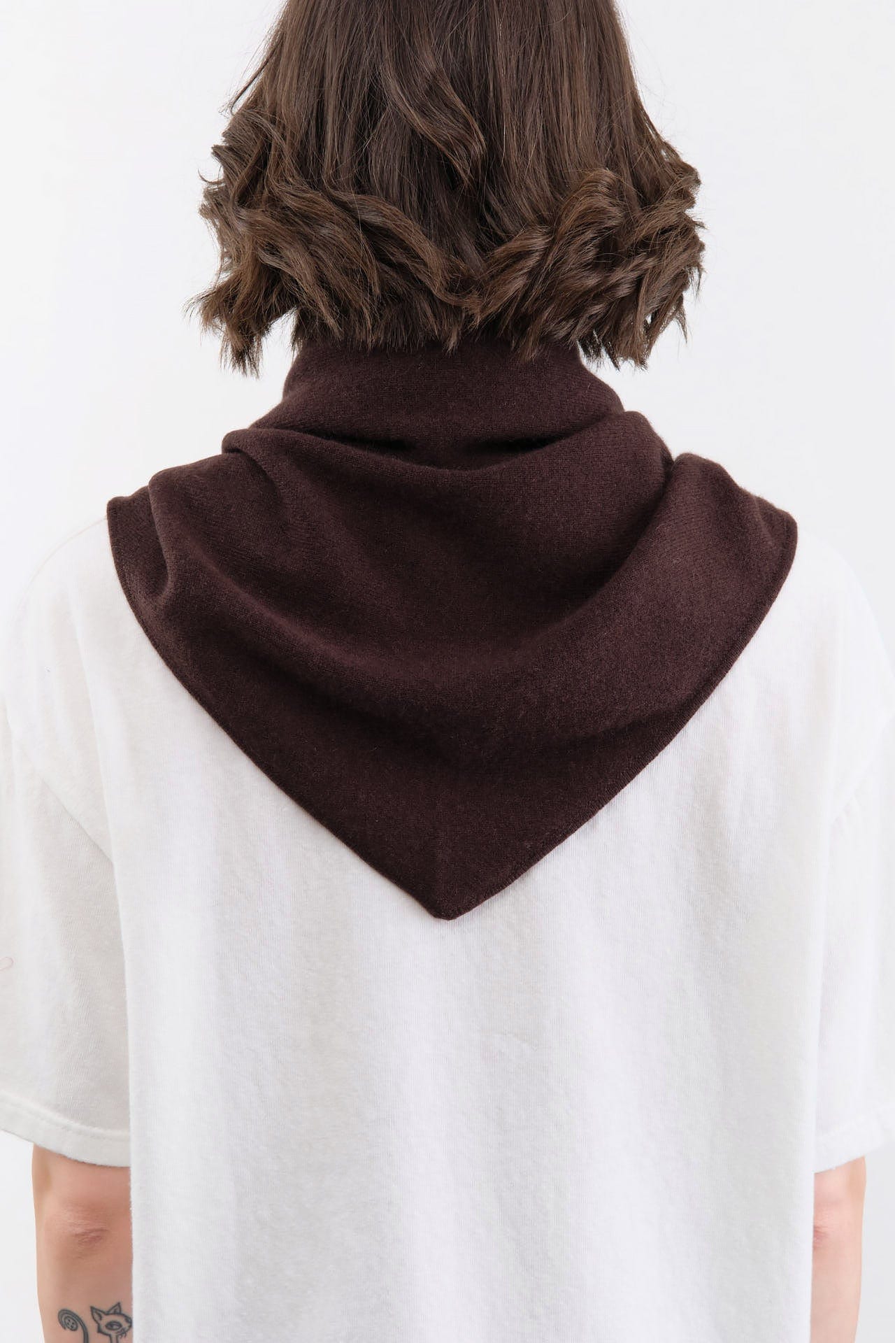 DEMYLEE Accessories Bandanas Ruri Cashmere Bandana in Espresso Espresso / One Size