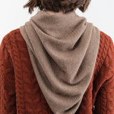 DEMYLEE Accessories Bandanas Ruri Cashmere Bandana in Non-Dye Beige Non-Dye Beige / One Size