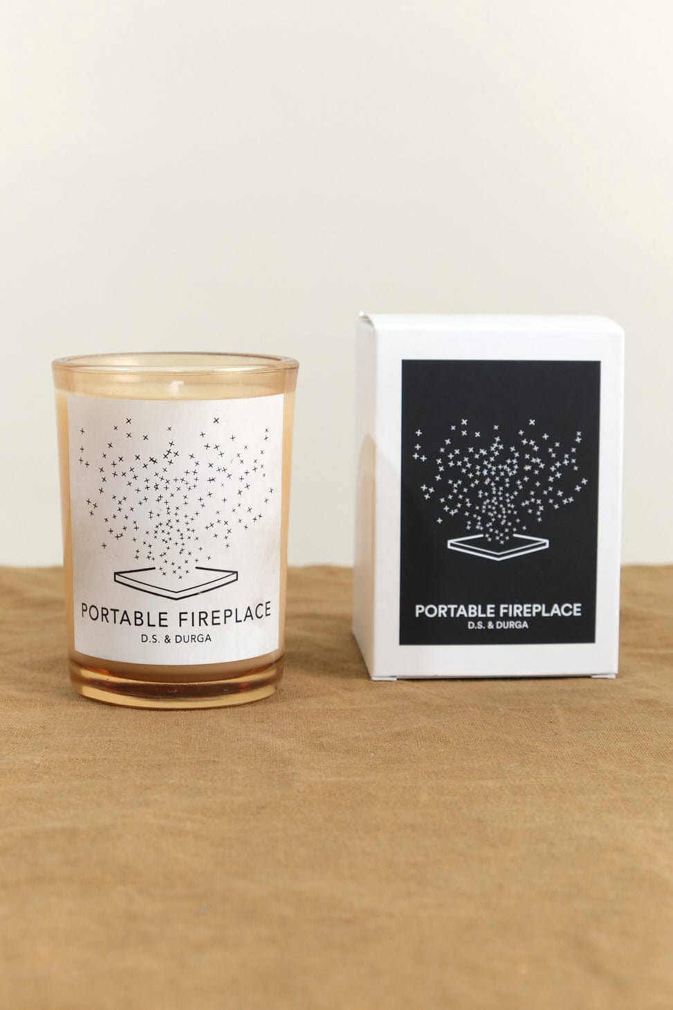 DS & DURGA Home Candles Portable Fireplace Candle
