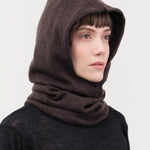 Elsa Esturgie Accessories Hats Objet Balaclava in Brown Brown