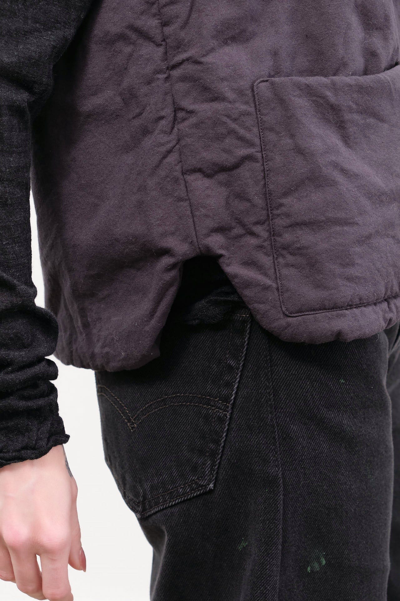 Elsa Esturgie Apparel Womens Sweaters Ormeau Vest in Carbon