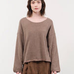 Elsa Esturgie Apparel Womens Sweaters Oubli Sweater in Taupe