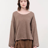 Elsa Esturgie Apparel Womens Sweaters Oubli Sweater in Taupe