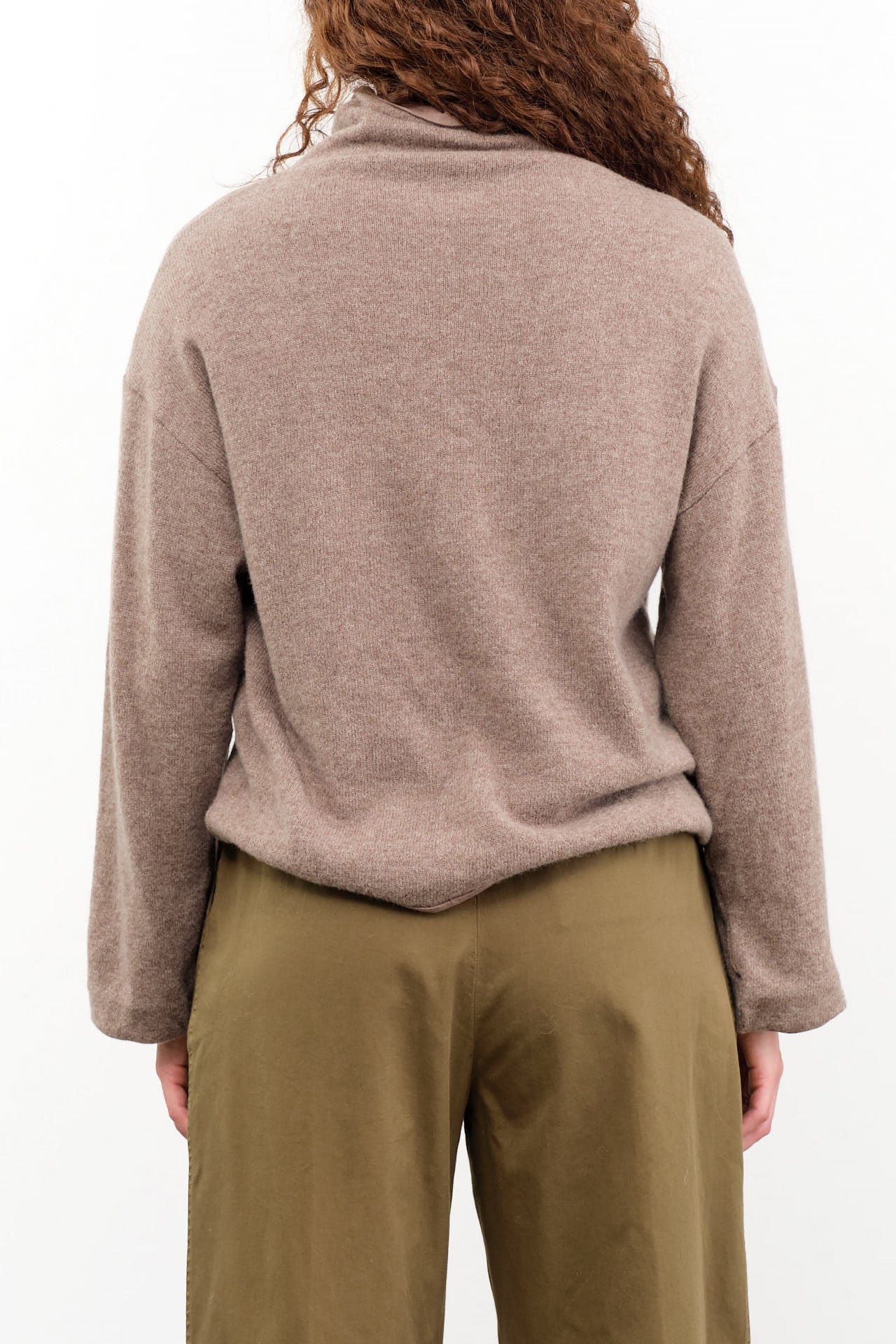 Elsa Esturgie Apparel Womens Sweaters Oxyde Sweater in Taupe