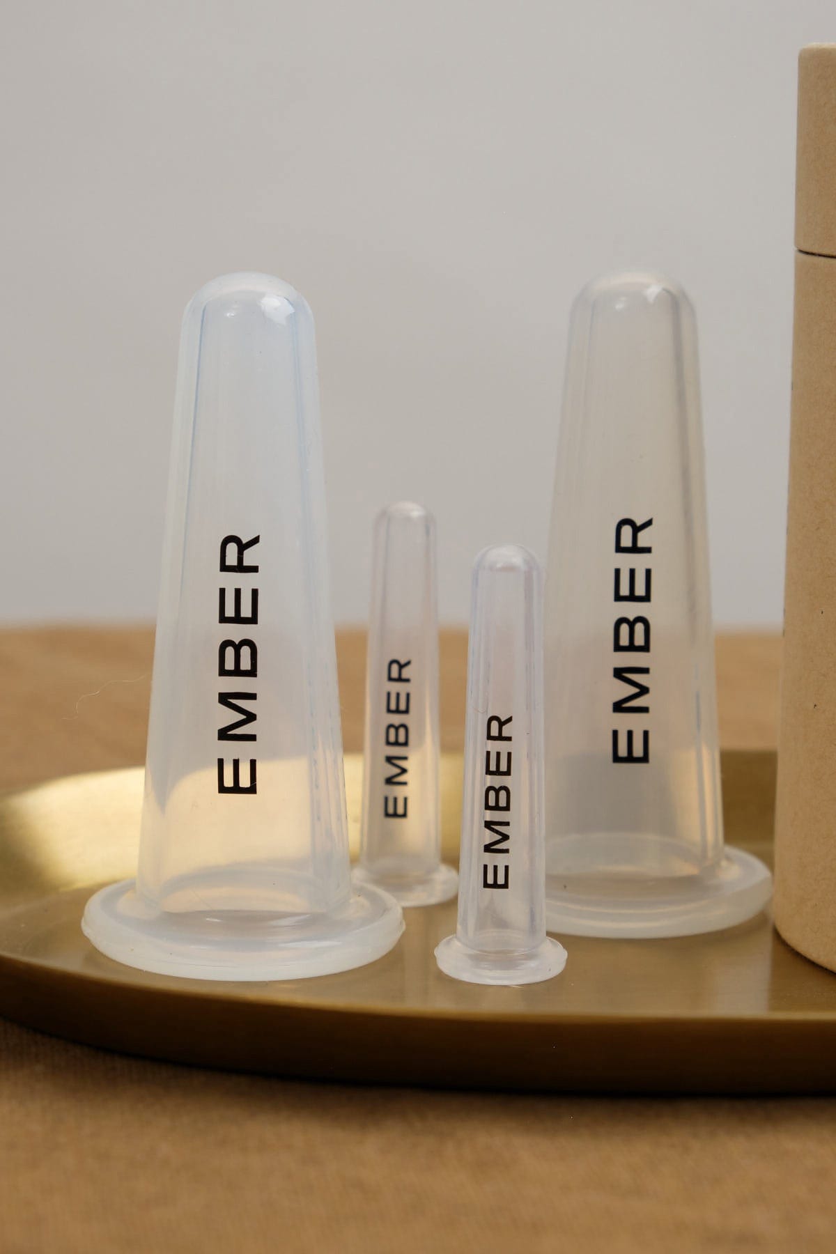 Large and small facial cups