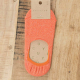 Escuyer Accessories Socks and Tights No Show Socks in Orange Orange / One Size