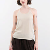 Evam Eva Apparel Womens Blouses Cashmere Camisole in Kinari