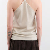 Evam Eva Apparel Womens Blouses Cashmere Camisole in Kinari
