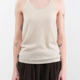 Evam Eva Apparel Womens Blouses Cashmere Camisole in Kinari