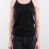Evam Eva Apparel Womens Blouses Cashmere Camisole in Sumi