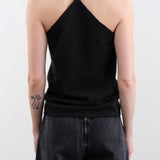 Evam Eva Apparel Womens Blouses Cashmere Camisole in Sumi