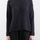 Evam Eva Apparel Womens Sweaters Cashmere Pullover in North Sea