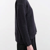 Evam Eva Apparel Womens Sweaters Cashmere Pullover in North Sea