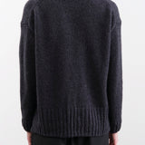 Evam Eva Apparel Womens Sweaters Cashmere Pullover in North Sea