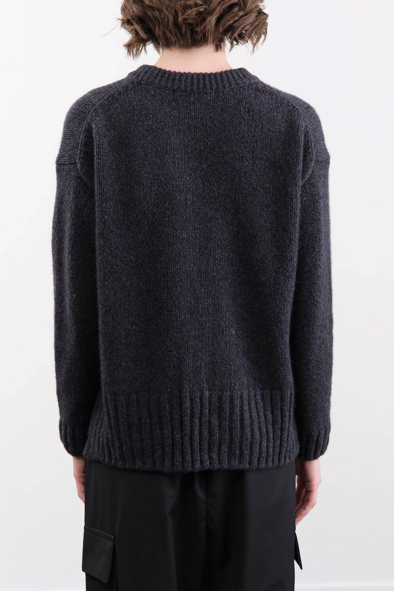 Evam Eva Apparel Womens Sweaters Cashmere Pullover in North Sea