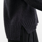 Evam Eva Apparel Womens Sweaters Cashmere Pullover in North Sea