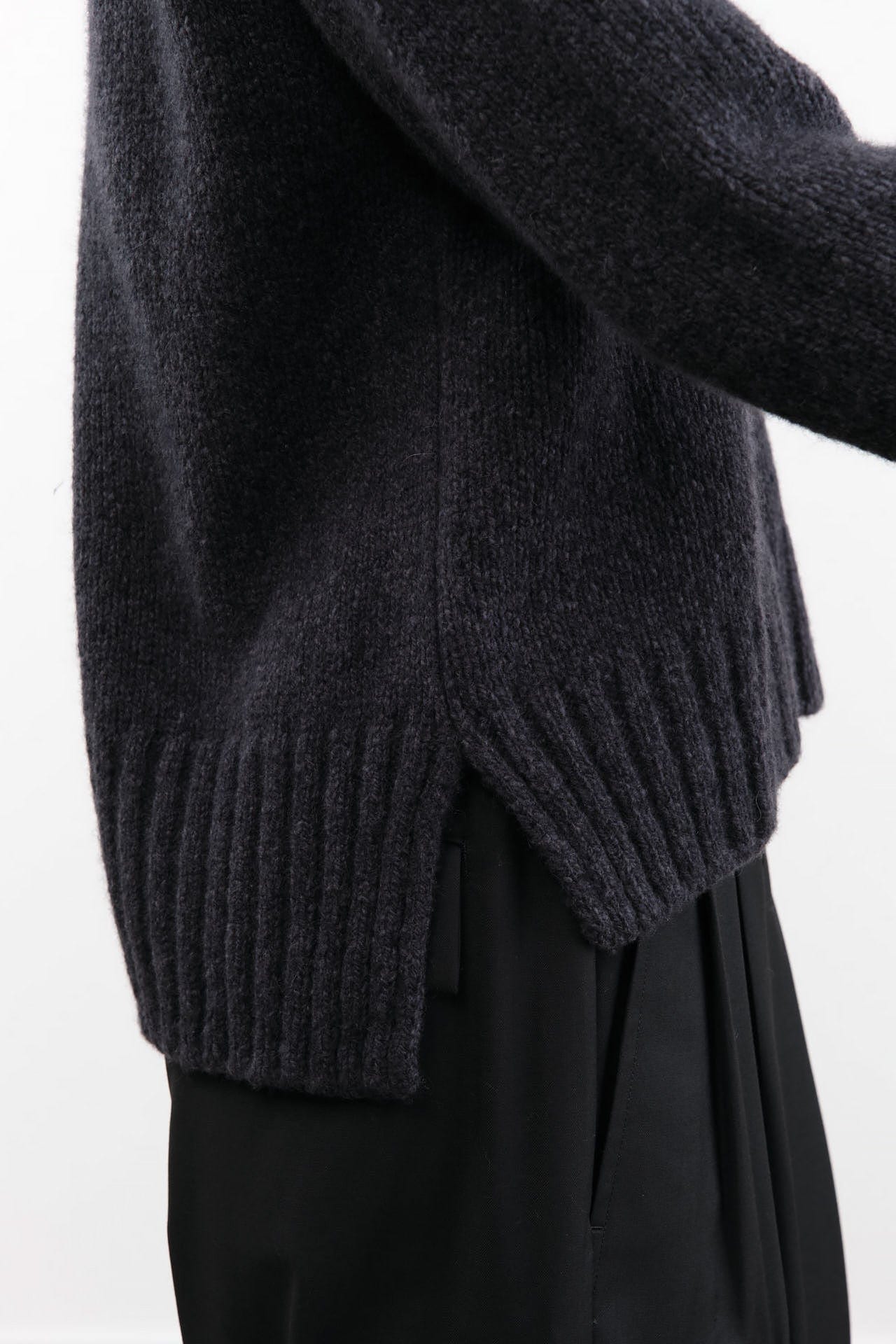Evam Eva Apparel Womens Sweaters Cashmere Pullover in North Sea