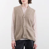 Evam Eva Apparel Womens Sweaters Cashmere Vest in Mocha
