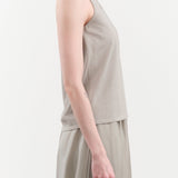 Evam Eva Apparel Womens Blouses Cotton Camisole in Grege