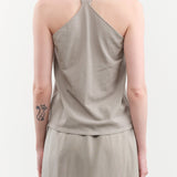 Evam Eva Apparel Womens Blouses Cotton Camisole in Grege