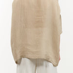 Evam Eva Apparel Womens Sweaters Linen Pullover in Amber Amber / One Size