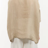 Evam Eva Apparel Womens Sweaters Linen Pullover in Amber Amber / One Size