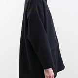 Evam Eva Apparel Womens Outerwear Renew-Wool Stand Short Coat