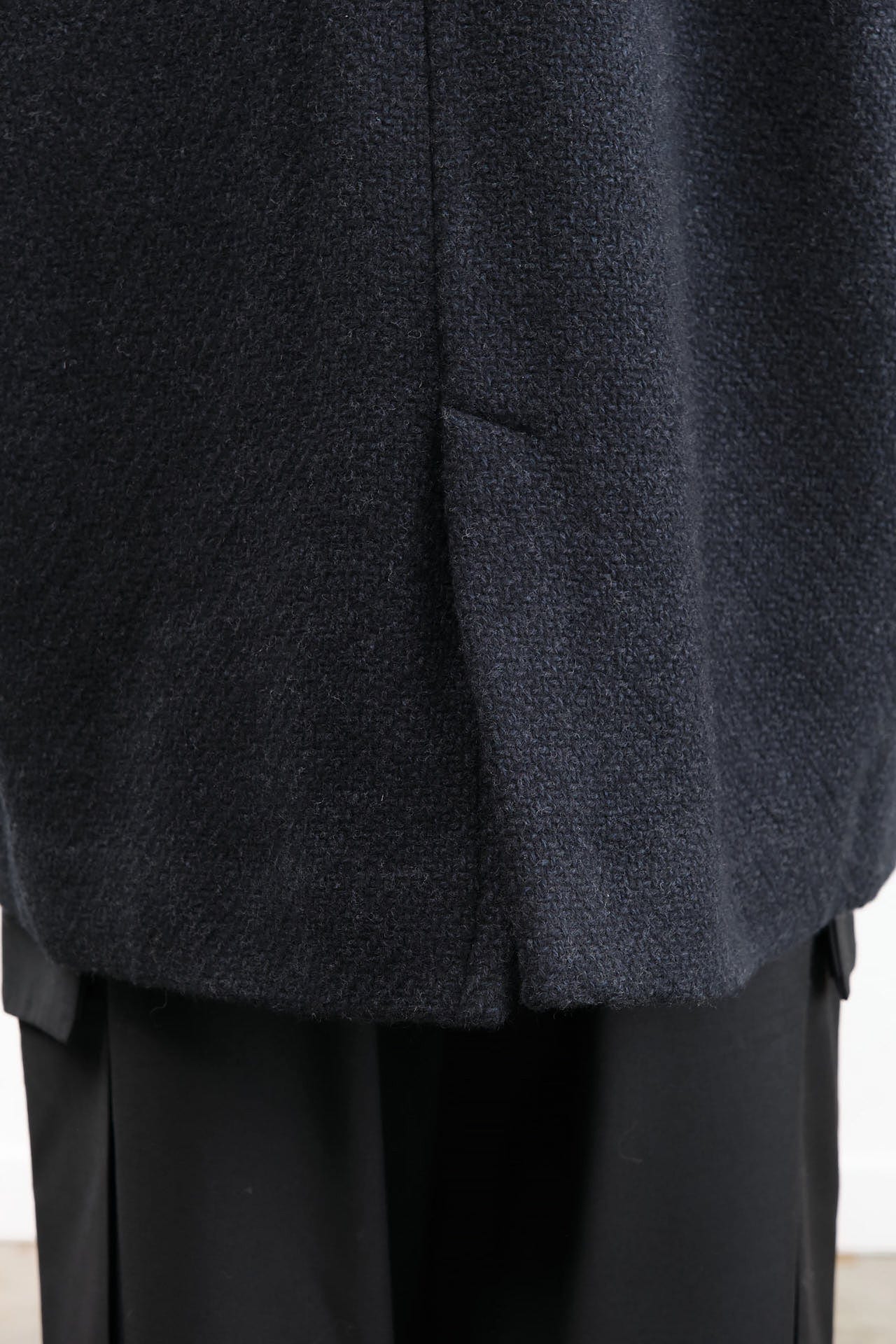 Evam Eva Apparel Womens Outerwear Renew-Wool Stand Short Coat
