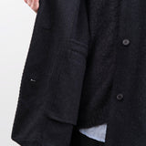 Evam Eva Apparel Womens Outerwear Renew-Wool Stand Short Coat