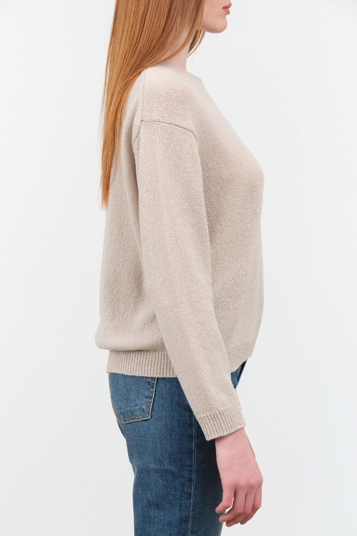 Side view of Wool Lily Pullover