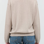 Back view of Wool Lily Pullover