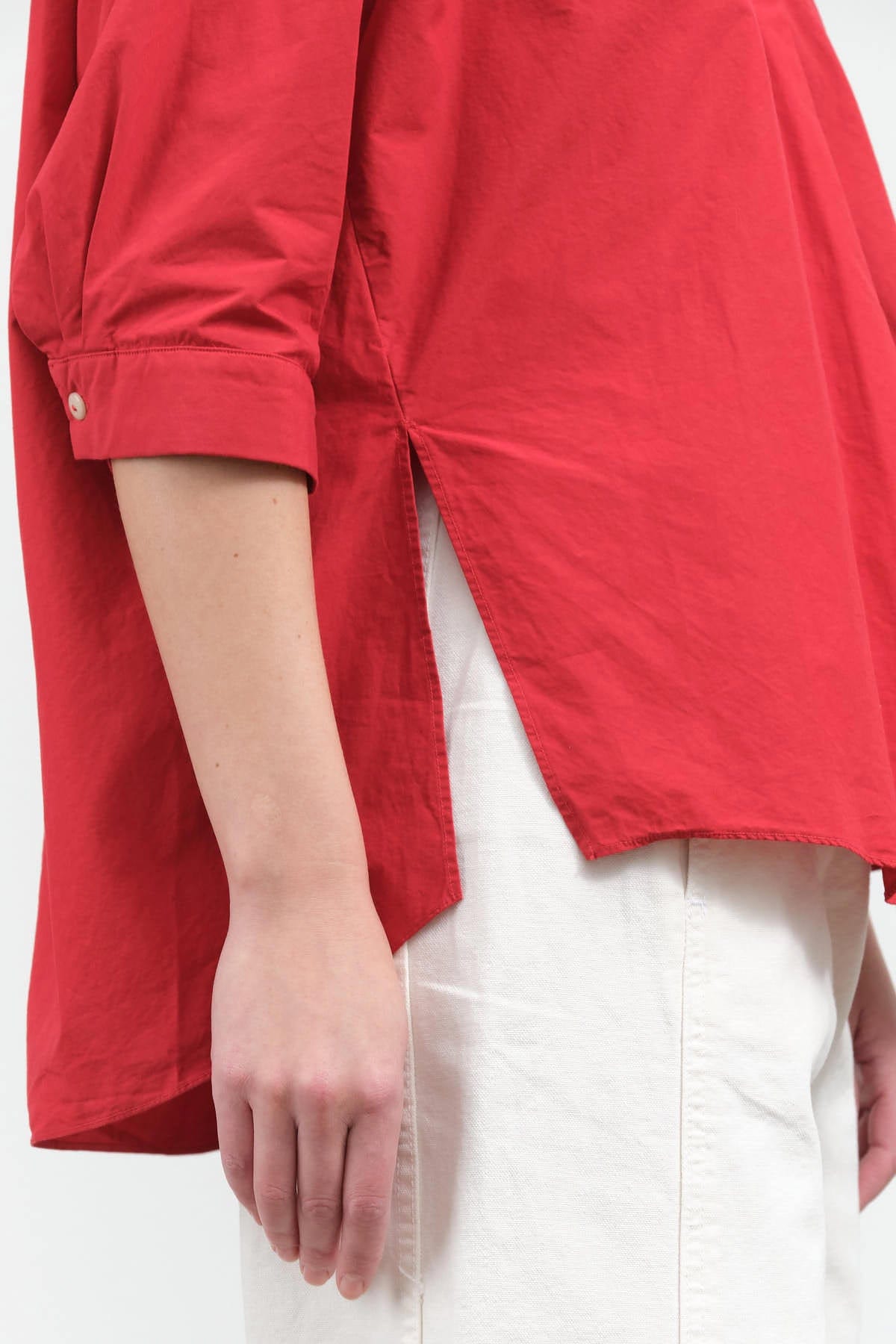 Fabiana Pigna Apparel Womens Blouses Bibi Blouse in Crimson