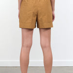 Back view of Thal Shorts in Clay