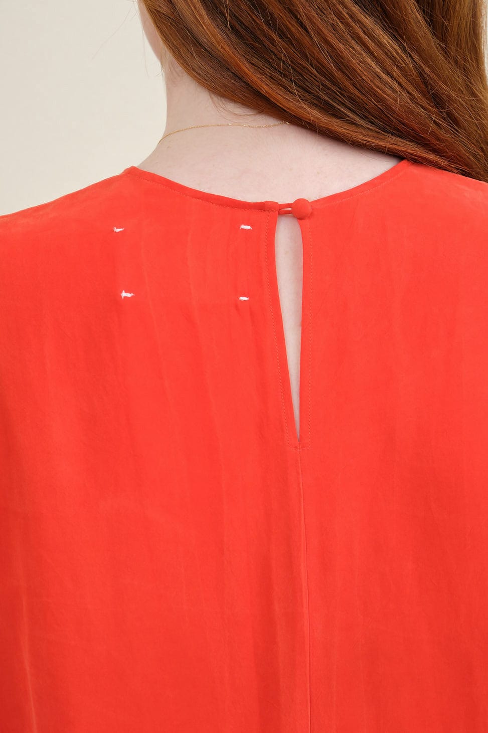 Back closure on Tivol Dress